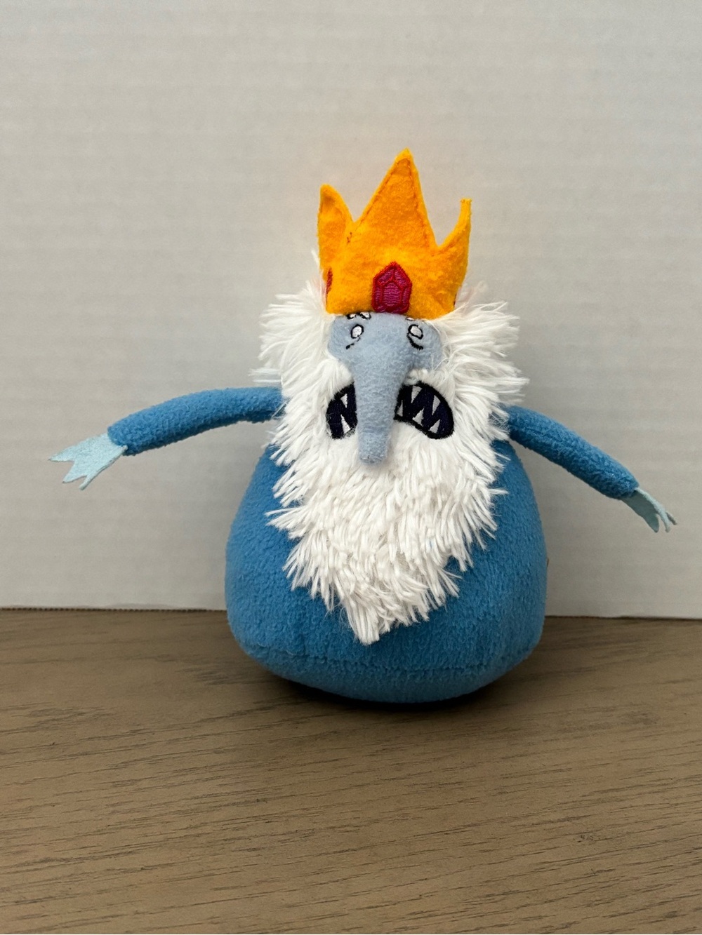 2014 Adventure Time Plush Cartoon Network Ice King Blue Figure W/Hair 11" NO TAG